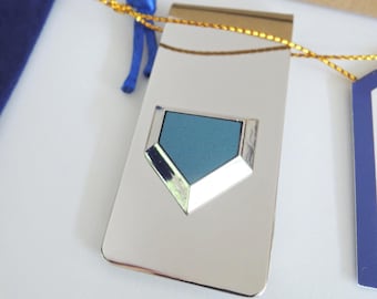 Yankee Stadium seat home plate baseball money clip