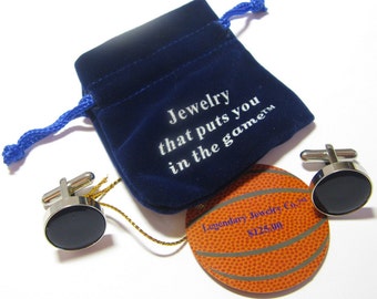 New York Knicks Championship Cufflinks: Madison Square Garden 1973 Court Wood