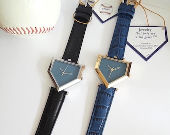 Yankees Stadium seat home plate men's watch, Swiss made movement limited edition baseball gift