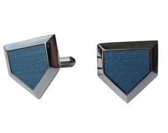 Yankee Stadium seat home plate cufflinks Stunning Men's gift Anytime! Designed, hand finished baseball presents for him from Legendary Man®