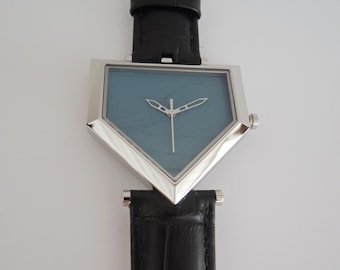 Mens old Yankee Stadium seat baseball watch
