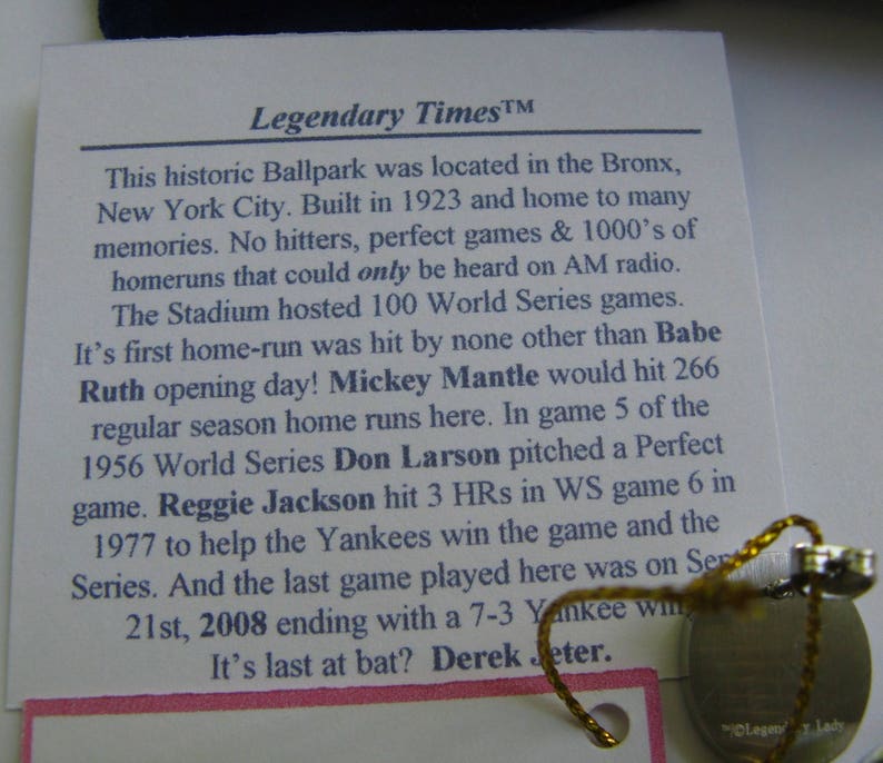 Old Yankee Stadium seat earrings gift wife mom girlfriend present 5th Anniversary wood birthdays Fiancee Legendary Lady USA Built image 6