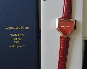 Phillies baseball home plate wrist watch, from Connie Mack stadium seat rare men's timepiece.