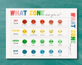 Emotional Regulation Poster Bundle: Kids Calm Corner, Coping Skills (Digital Download)