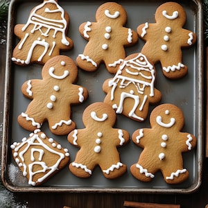 Lebkuchen Weihnachtsgebäck Rezept: Weihnachtsgebäck (druckbare Datei)