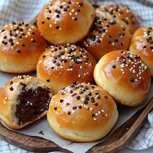 Chocolate Brioche Rolls Recipe: Bakery-Style Baking (Digital Download PDF)