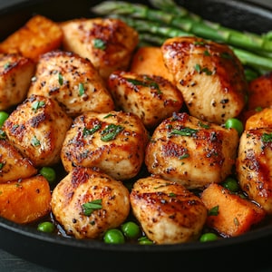 Best recipe – Honey Garlic Chicken with Roasted Vegetables for Easy Dinners and Family Meals | chicken & poultry