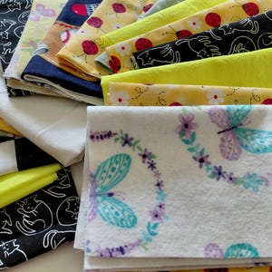 Remnants of Fabric, MYSTERY Box. for Crafts, 1/2 Pound