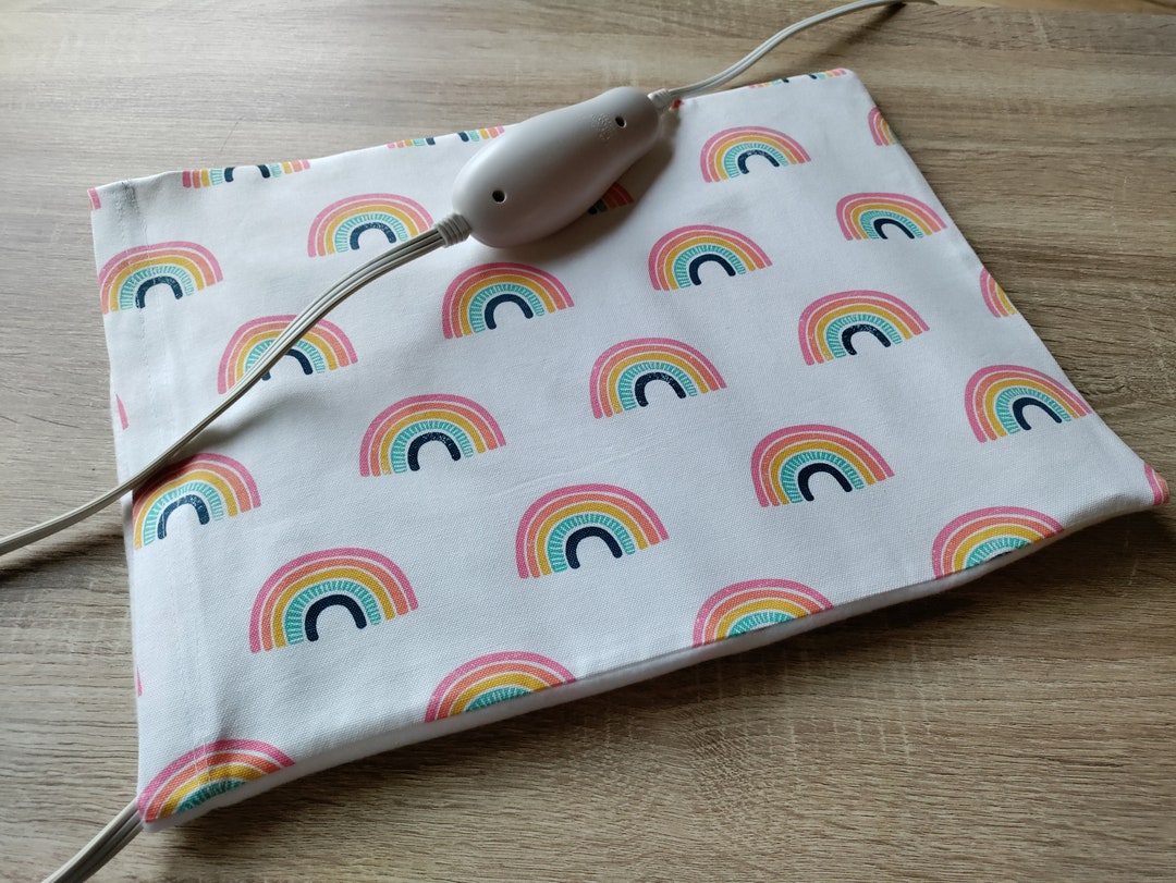 Heating Pad Cover, Poly Cotton and Flannel Heating Pad Cover With