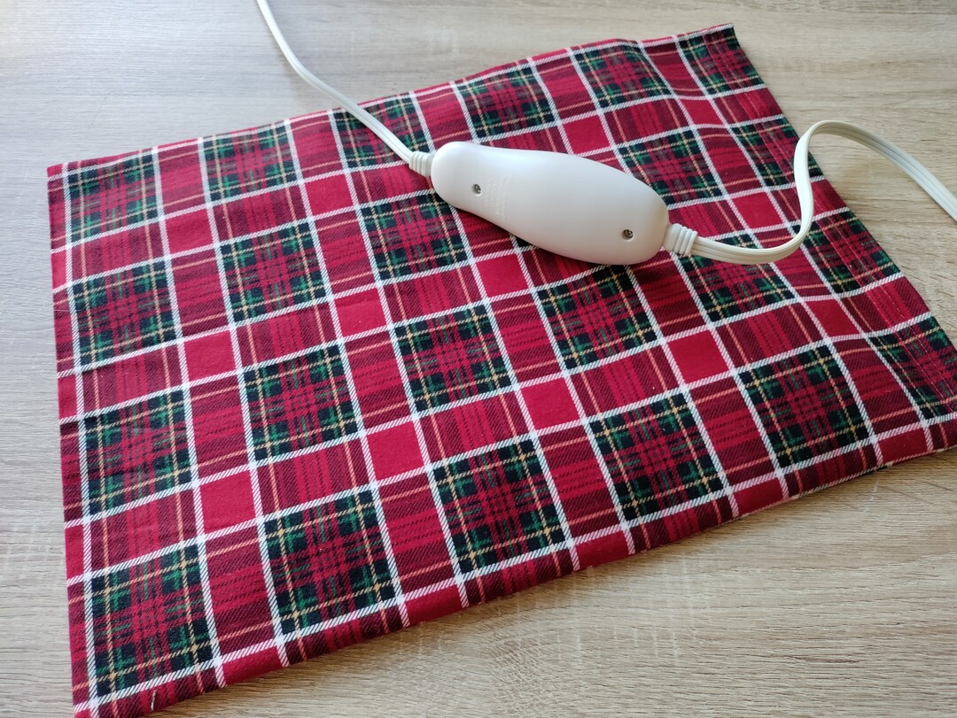 Heating Pad Cover, Flannel Heating Pad Cover With Velcro Closure 12 X