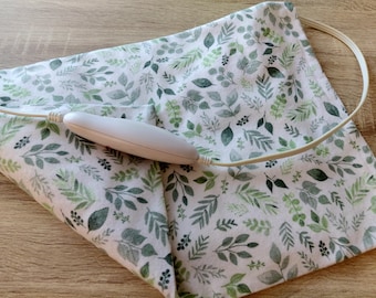 LEAVES EVERYWHERE Flannel Heating Pad Cover