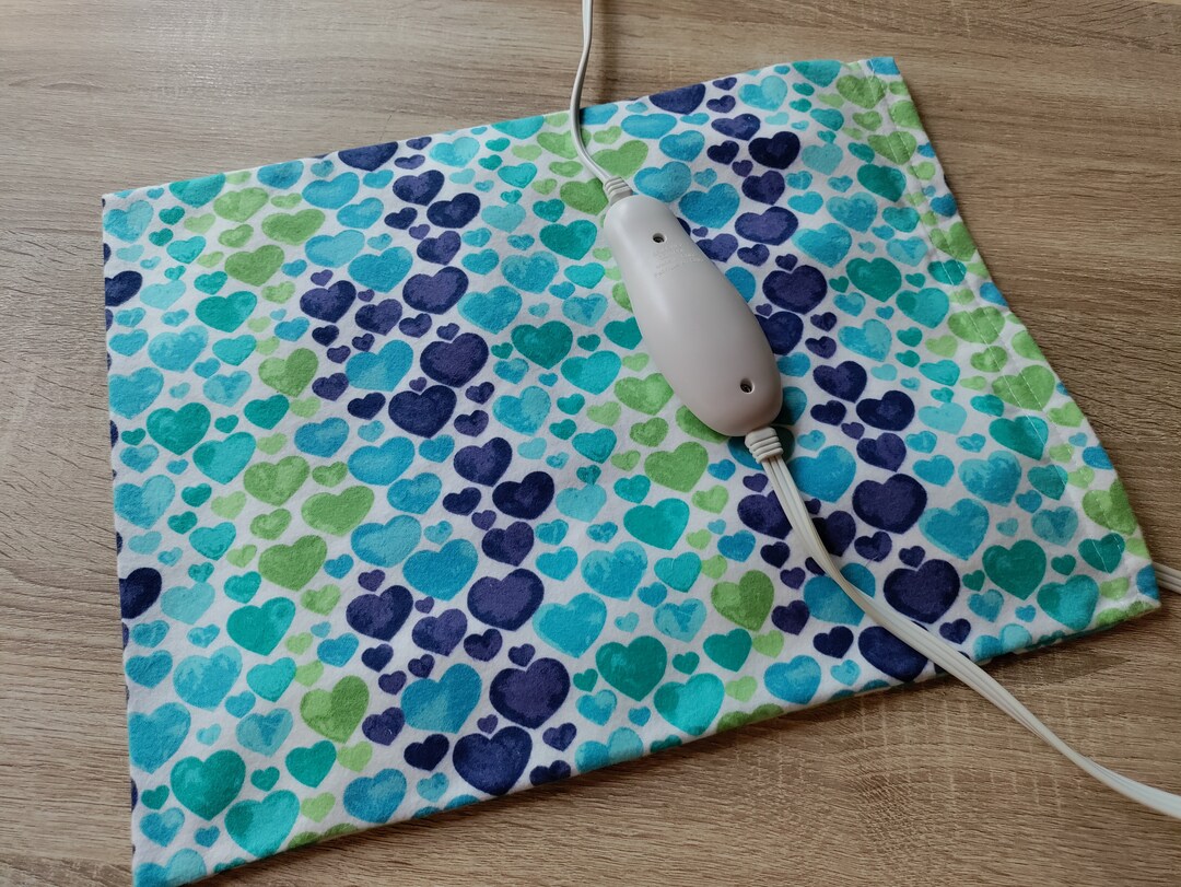 Heating Pad Cover, Flannel Heating Pad Cover With Velcro Closure 12 X