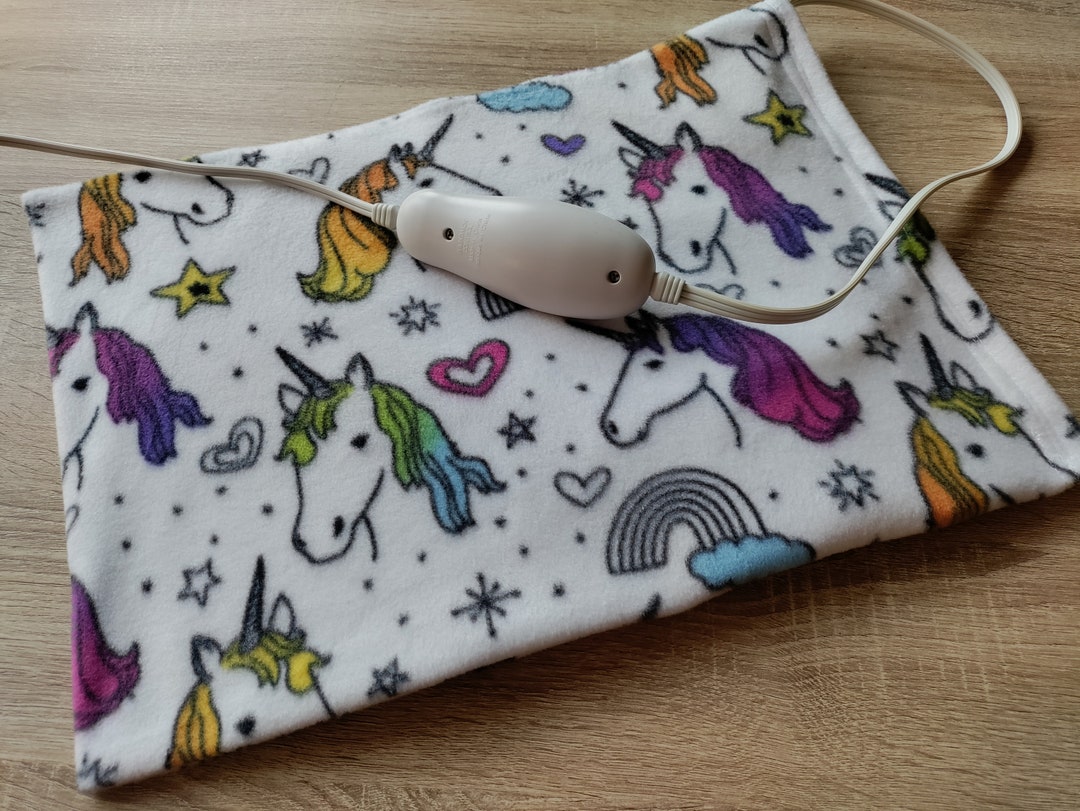 Heating Pad Cover, Plush FLEECE Heating Pad Cover With Velcro Closure