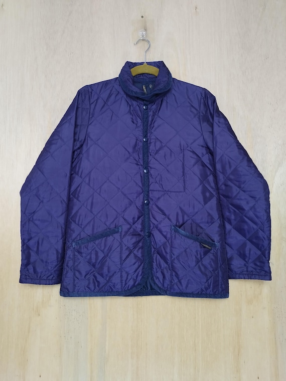 Vintage Lavenham Suffolk Tartan Quilted Hunting Button up Jacket