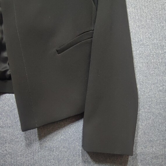 Theory Lanai Blazer: Open Front Black Jacket, Siz… - image 4