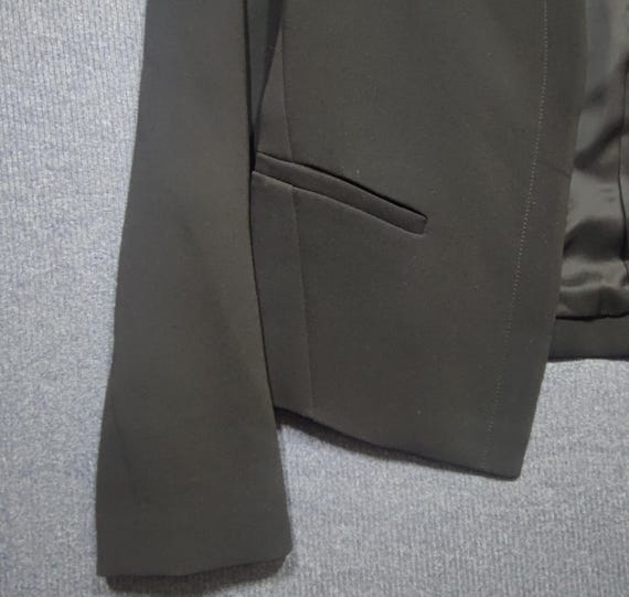 Theory Lanai Blazer: Open Front Black Jacket, Siz… - image 3