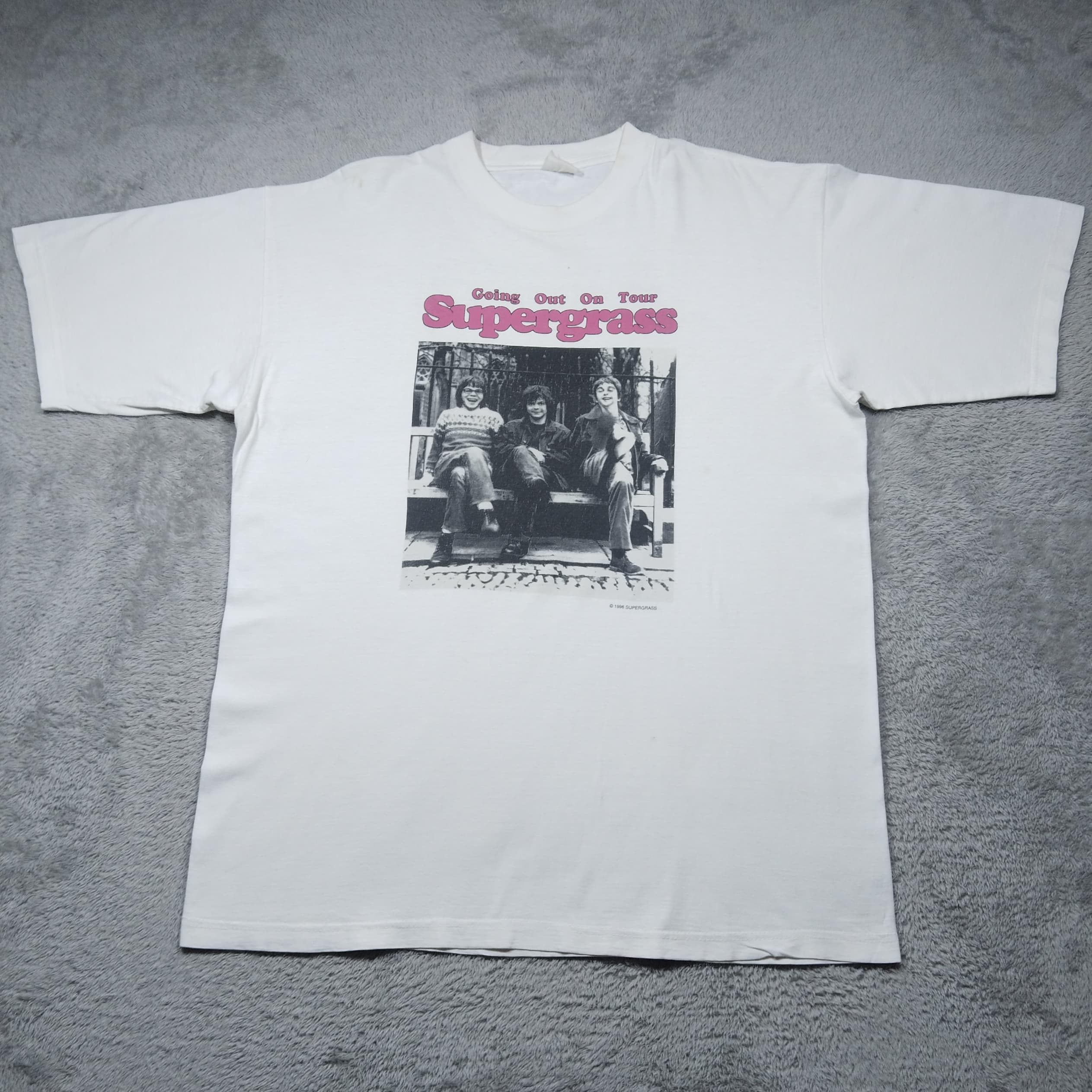 SUPERGRASS スーパーグラス バンドTシャツ　Mサイズ　レア a3a5a1b68b9ce3864f98c66069041e