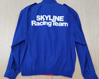 ヴィンテージ 日産スカイライン GT-R ジャケット：刺繍ロゴ、JDM
