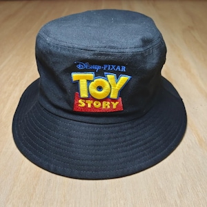 Toy Story Disney Pixar Bucket Hat Cap 58 cm Tokyo Disney Resort Disney Pixar Black Bucket Hat Unisex Cap