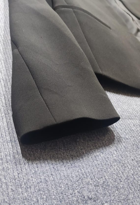 Theory Lanai Blazer: Open Front Black Jacket, Siz… - image 7