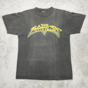 Vintage Distressed Faded Eagles Hell Freezes Over World Tour 95 T shirt Women Men L Black Vintage Band T Shirt
