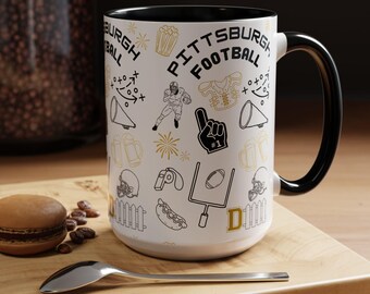 Pittsburgh Steelers Fan Coffee Mug, NFL Football Gift