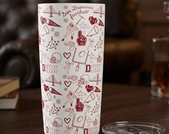 San Francisco 49ers-beker 20oz, cadeau NFL-fan