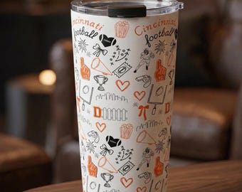 Cincinnati Bengals Becher 20oz, NFL Fan Geschenk