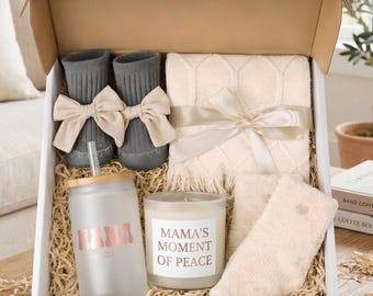 New Mom Care Package, Baby Gift Box, Cozy Self-Care Essentials