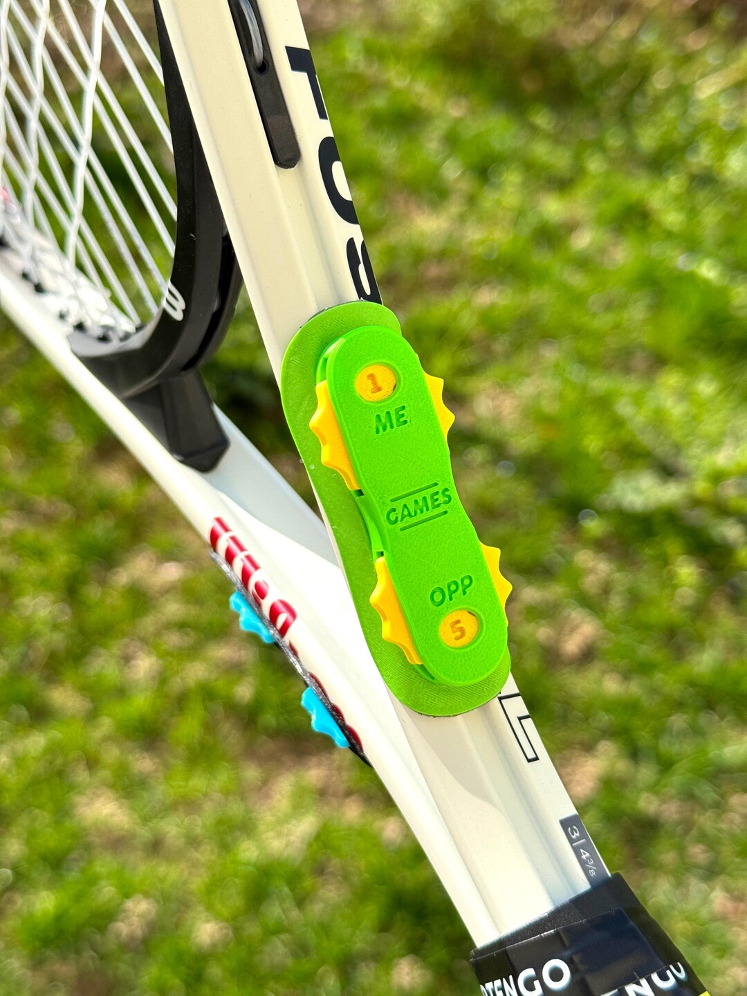 Tennis Point Counter Racket Padel Racket Scorekeeper – Tennis Match Point Counter, Portable Game ...