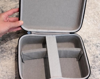 Projector Case for XGIMI MoGo 4 2025 / Play 6 360 All-Round - Portable Hard EVA Travel Bag, Storage Box for Projector - Grey