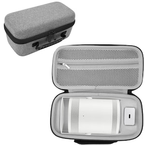 Projector Case for Samsung The Freestyle & The Freestyle 2nd Gen Portable Projector 360 All-Round Mini Projector Case Hard Storage Case