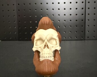 High Octane Skull Shift Knob | Bearded Skull Shifter | Hot Rod & Rat Rod | PETG | Made in the USA