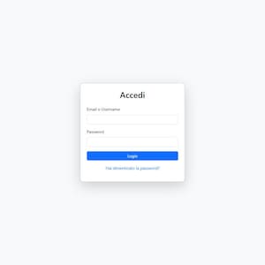 Template Login Professionale - HTML, PHP, Bootstrap | Versione Chiara e Scura + Guida PDF
