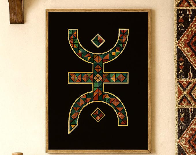 Pack de 5 posters amazigh à télécharger, tableau amazigh, Très haute résolution d'image, téléchargement instantané, art à imprimer