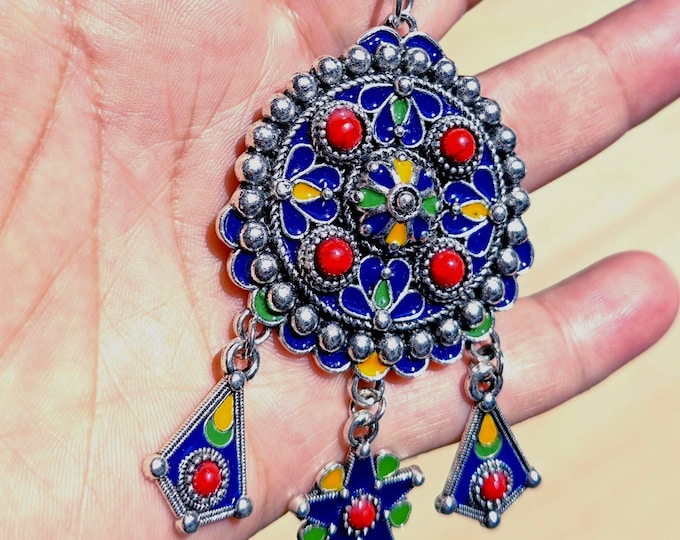 Porte-clés ou bijou de sac kabyle berbère - berbère- ethnique- bijoux amazighs.