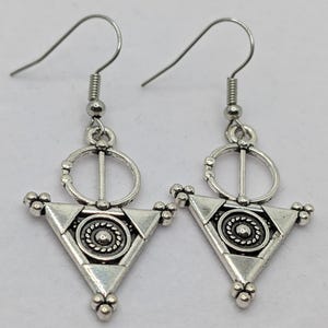 Berber Amazigh women&#39;s earrings -Tizerzit– Berber earrings- ethnic- Amazigh jewelry. Handmade