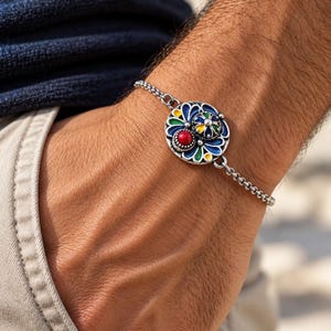Kabyliskt armband i rostfritt stål – Magnifikt berberiskt, amazigiskt, kabyliskt armband i rostfritt stål