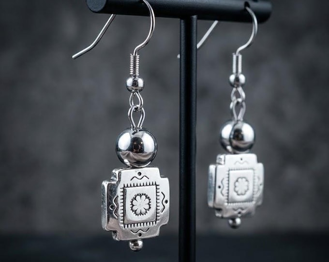 Boucles d'oreilles amazigh berbère femme - boucles d'oreilles berbère- ethnique- bijoux amazigh.