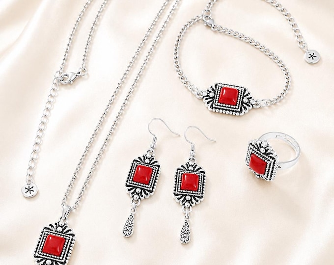 Eléments de parure femme- amazigh kabyle berbère traditionnelle minimaliste avec une chaîne– Parure ethnique - parure kabyle