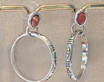 Boucles d'oreilles amazigh berbère Touareg femme - boucles d'oreilles berbère- ethnique- bijoux amazighs.