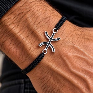 Amazigh hjärtarmband för kvinnor - med Amazigh-symbolen ⵣ - Berberarmband - etniskt armband - Kabyle - rostfritt stål