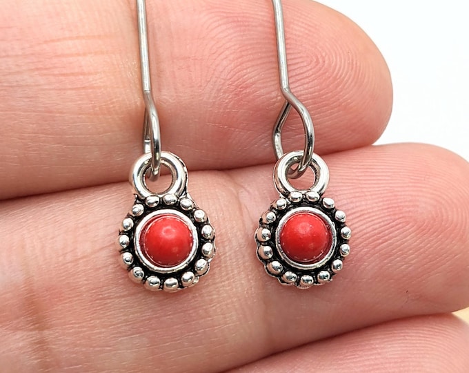 Boucles d'oreilles mini inspiration amazigh berbère femme - boucles d'oreilles berbère- ethnique- bijoux amazighs.