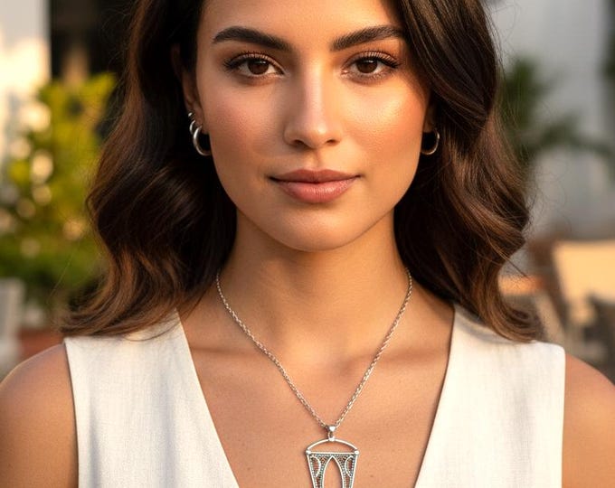 Collier femme- amazigh berbère géométrique – collier ethnique