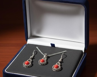 Collier femme- amazigh kabyle berbère traditionnel minimaliste avec une chaîne– collier ethnique