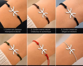 Bracelet amazigh coeur femme- avec le signe ⵣ amazigh – bracelet berbère- bracelet ethnique - Kabyle - acier inoxydable
