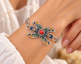 Bracelet kabyle acier inoxydable – Magnifique bracelet acier inoxydable