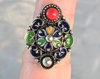 Bague femme- kabyle amazigh – bague berbère- bague Kabyle - taille ajustable