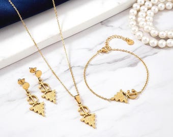 Bracelet plaqué or 18k - fibule Amazighe en Acier Inoxydable plaqué or 18k – berbère- bracelet ethnique - Grande qualité acier inoxydable