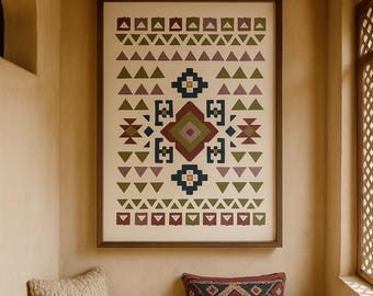 Poster amazigh à télécharger, tableau amazigh, Très haute résolution d'image, téléchargement instantané, art à imprimer